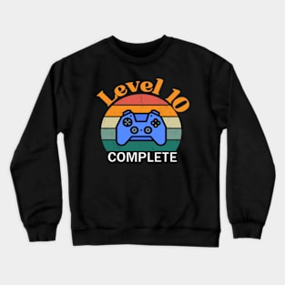 Level 10 Complete game pc Crewneck Sweatshirt
